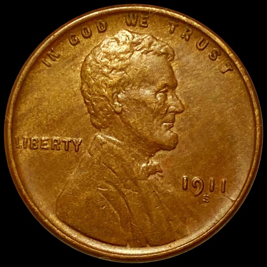 1911-S Lincoln Wheat Penny UNCIRCULATED