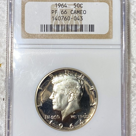 1964 Kennedy Half Dollar NGC - PF 66 CAMEO