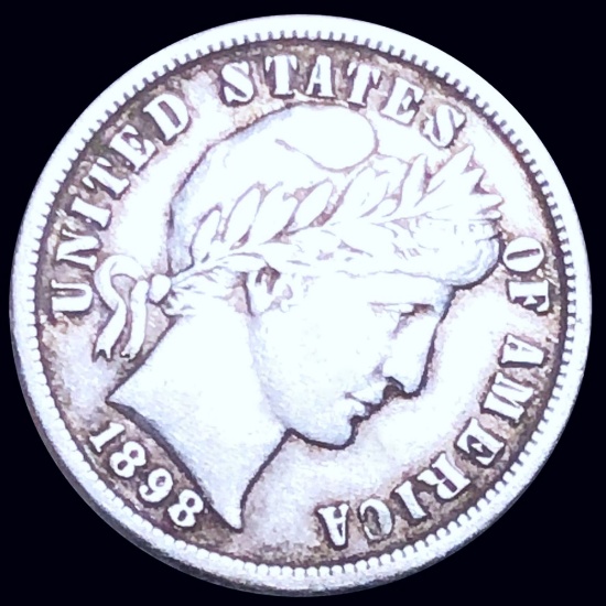 1898-S Seated Liberty Dime LIGHTLY CIRCULATED