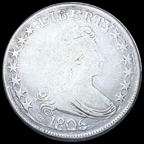 1806 Draped Bust Half Dollar NICELY CIRCULATED