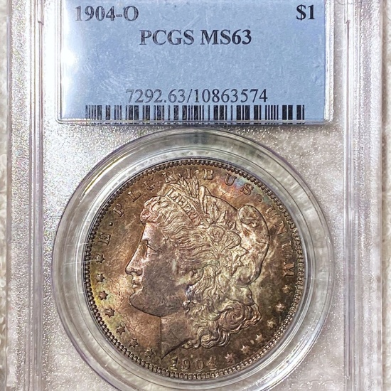 1904-O Morgan Silver Dollar PCGS - MS63