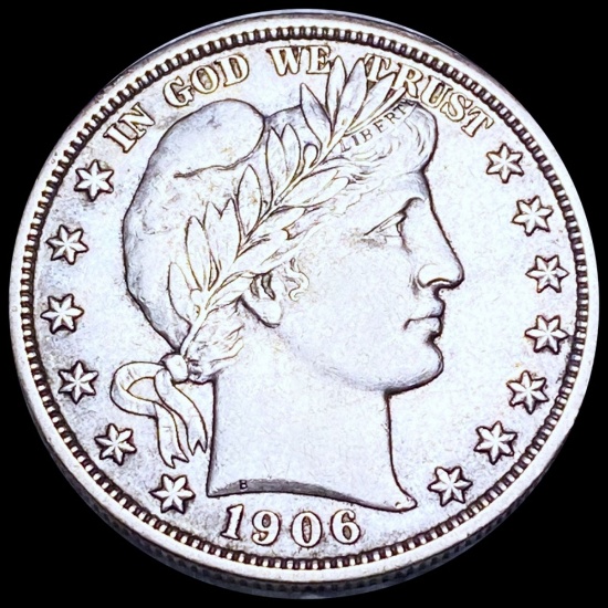 1906 Barber Half Dollar NEARLY UNCIRCULATED