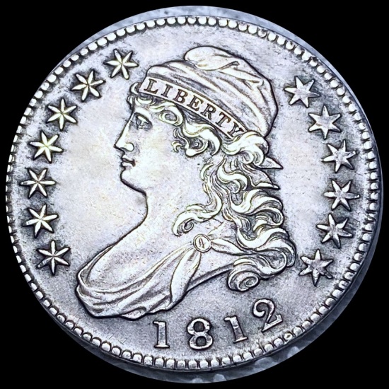 1812 Capped Bust Half Dollar CLOSELY UNCIRCULATED