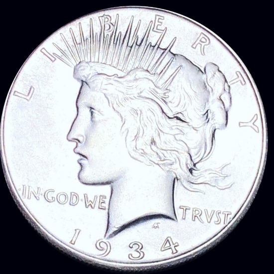 1934-S Silver Peace Dollar UNCIRCULATED