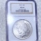 1927 Silver Peace Dollar NGC - MS64
