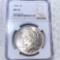 1923 Silver Peace Dollar NGC - MS63