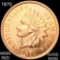 1870 Indian Head Penny GEM BU RED