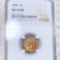 1899 Indian Head Penny NGC - MS 63 RB