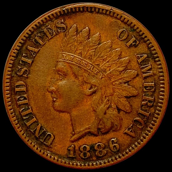 1886 Indian Head Penny CLOSELY UNCIRCULATED