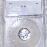 1955 Roosevelt Silver Dime SEGS - PR66