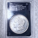 1880 Morgan Silver Dollar BA - BRILLIANT UNC