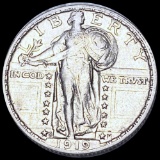 1919-S Standing Liberty Quarter CLOSELY UNC