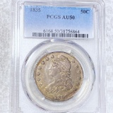 1835 Capped Bust Half Dollar PCGS - AU50