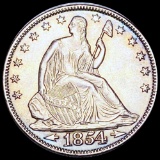 1854 Seated Half Dollar UNCIRCULATED