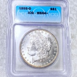 1898-O Morgan Silver Dollar ICG - MS64+