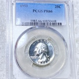 1953 Washington Silver Quarter PCGS - PR66