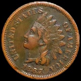 1867 Indian Head Penny XF