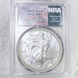 2016 NRA Silver Eagle PCGS - MS69