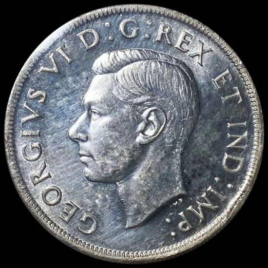 1945 $1 Canadian Silver Dollar UNCIRCULATED