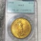 1928 $20 Gold Double Eagle PCGS - MS63