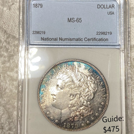 1879 Morgan Silver Dollar NNC - MS65