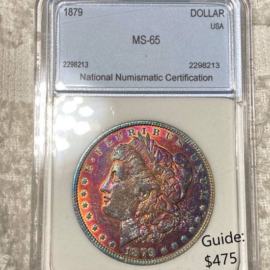 1879 Morgan Silver Dollar NNC - MS65