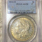 1894-O Morgan Silver Dollar PCGS - AU50