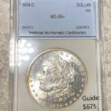 1904 Morgan Silver Dollar NNC - MS66+