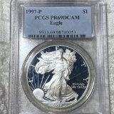 1997 Silver Eagle PCGS - PR69DCAM