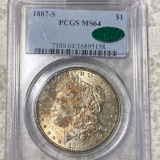 1887-S Morgan Silver Dollar PCGS - MS64