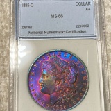 1885-O Morgan Silver Dollar NNC - MS66