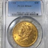 1904 $20 Double Eagle PCGS - MS64+