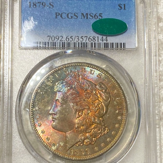 1879-S Morgan Silver Dollar PCGS - MS 65 CAC