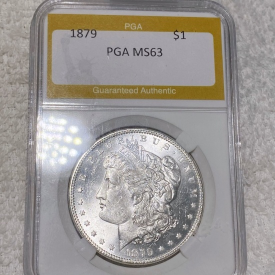 1879 Morgan Silver Dollar PGA - MS63