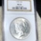 1923 Silver Peace Dollar NGC - MS62