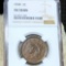 1838 Braided Hair Large Cent NGC - AU 58 BN