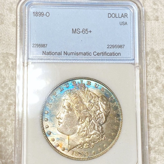 1899-O Morgan Silver Dollar NNC - MS65+