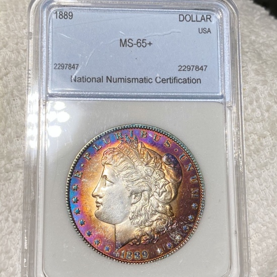 1889 Morgan Silver Dollar NNC - MS65+