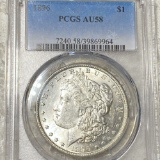 1896 Morgan Silver Dollar PCGS - AU58