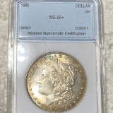 1885 Morgan Silver Dollar NNC - MS66+