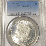 1880/9-S Morgan Silver Dollar PCGS - MS65