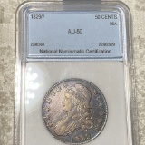 1829/7 Capped Bust Half Dollar NNC - AU50