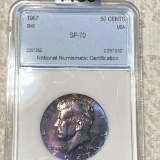 1967 SMS Kennedy Half Dollar NNC - SP70