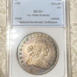 1799 Draped Bust Dollar NNC - MS62+ FS DB