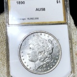 1890 Morgan Silver Dollar PCI - AU58