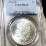 1878-CC Morgan Silver Dollar PCGS - MS64