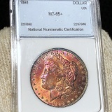 1898 Morgan Silver Dollar NNC - MS65+