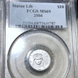 2004 $10 Platinum Eagle PCGS - MS69 1/10Oz
