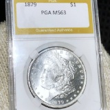 1879 Morgan Silver Dollar PGA - MS63