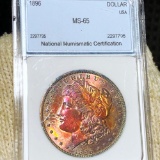 1896 Morgan Silver Dollar NNC - MS65